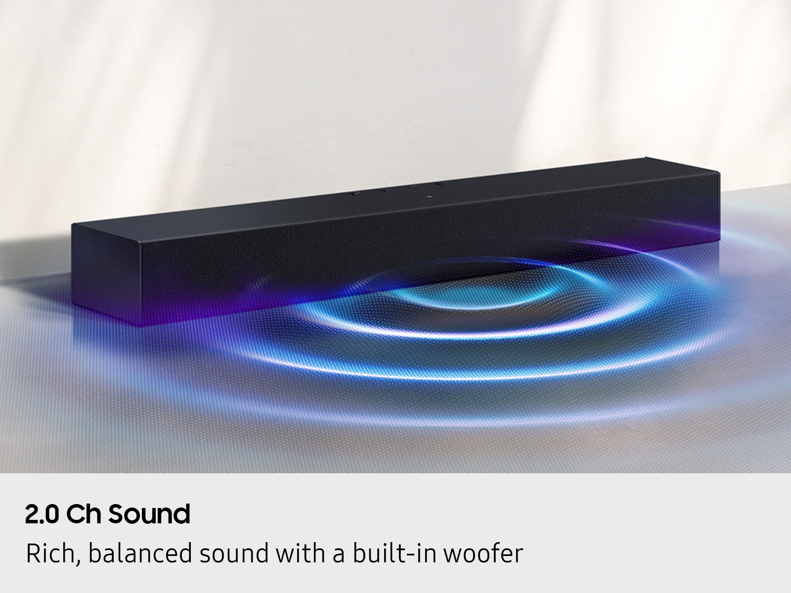 B-Series Bluetooth Soundbar with 2.1ch Subwoofer (B400F) - Dimensions &amp; What's in the Box