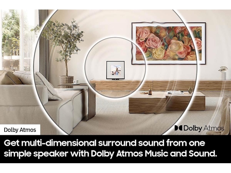 Music Frame LS60D WiFi-Bluetooth Wireless Speaker (2024) Black