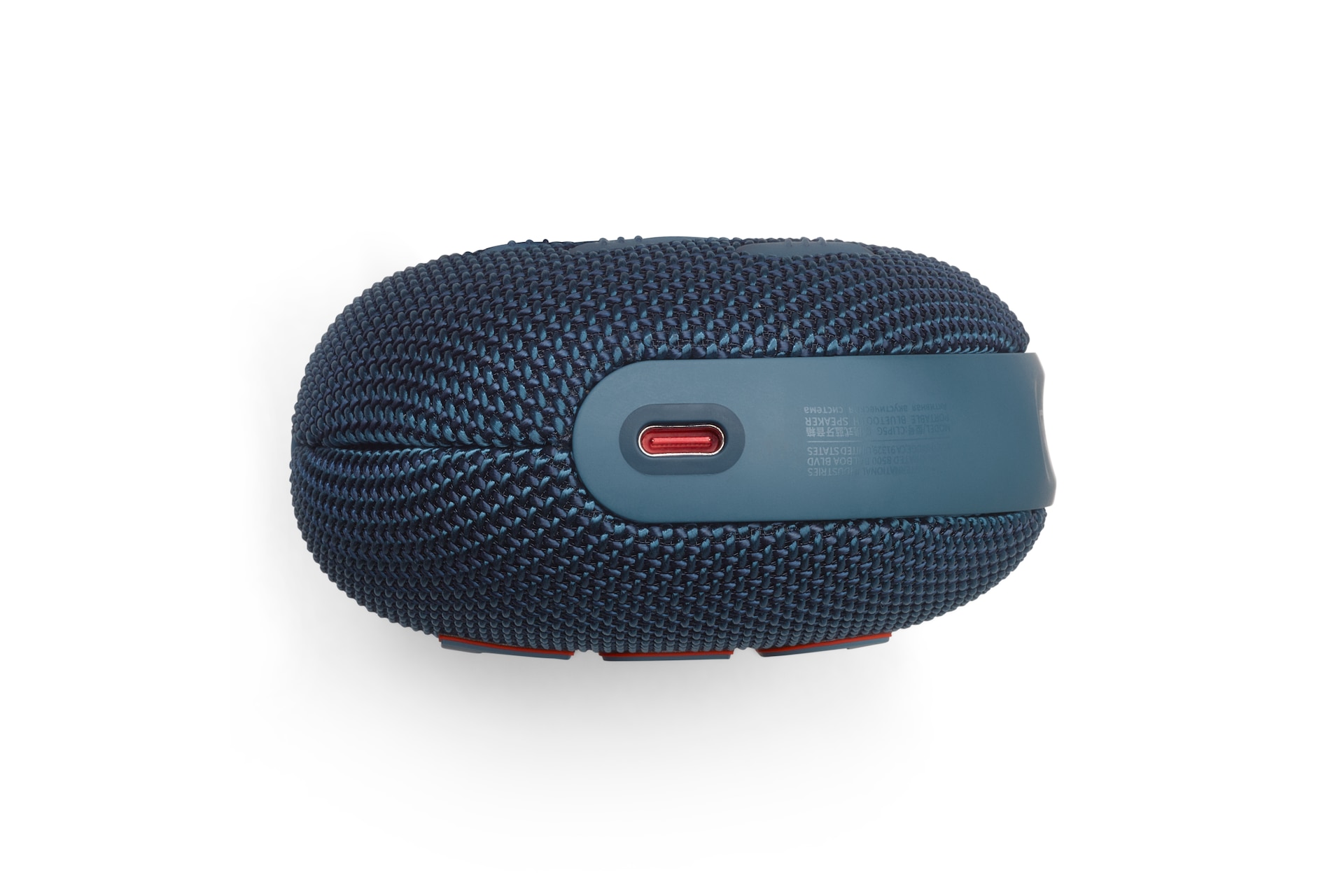 JBL Clip 5 Portable Bluetooth Speaker Bottom Blue 
