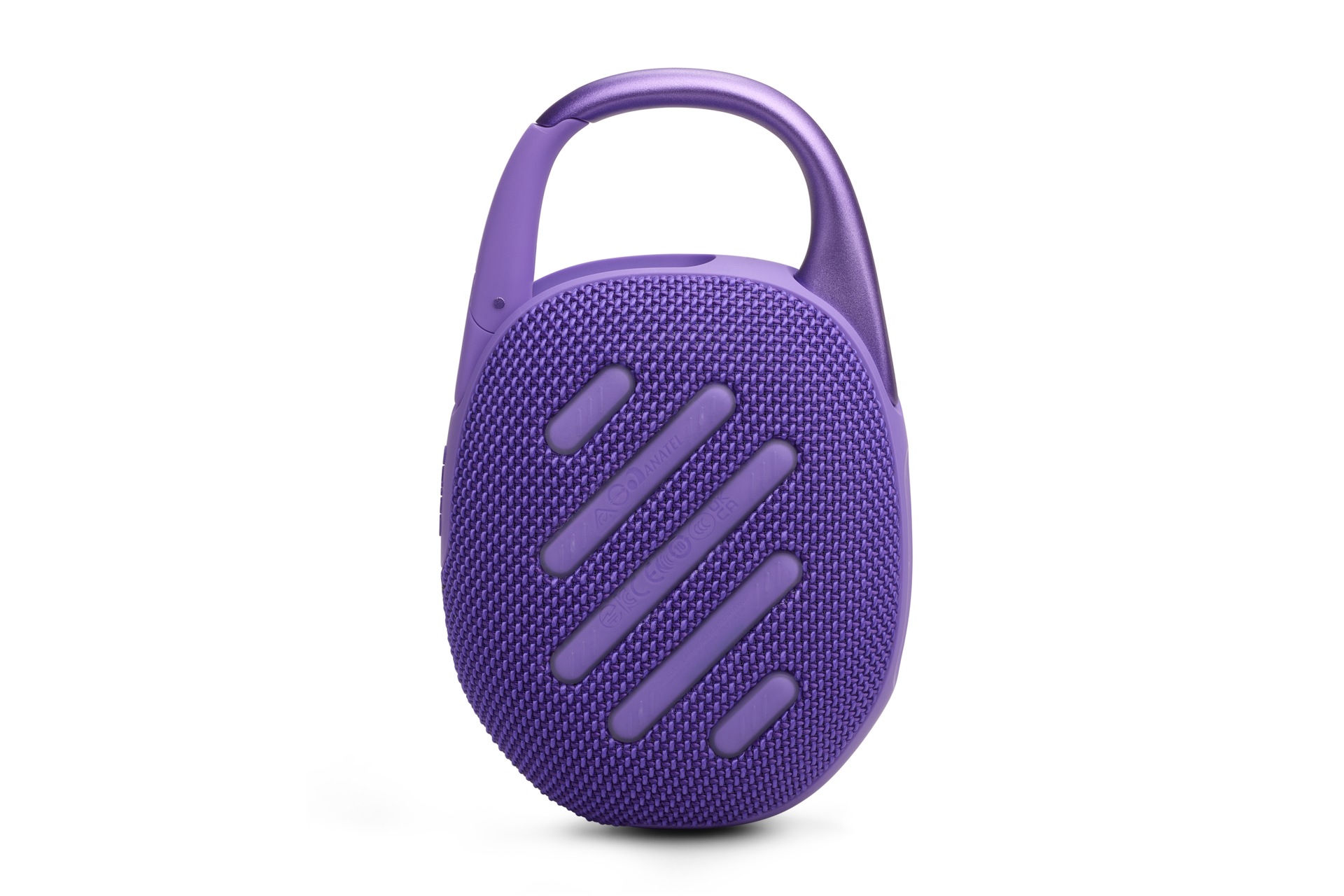 JBL Clip 5 Portable Bluetooth Speaker Back Purple 