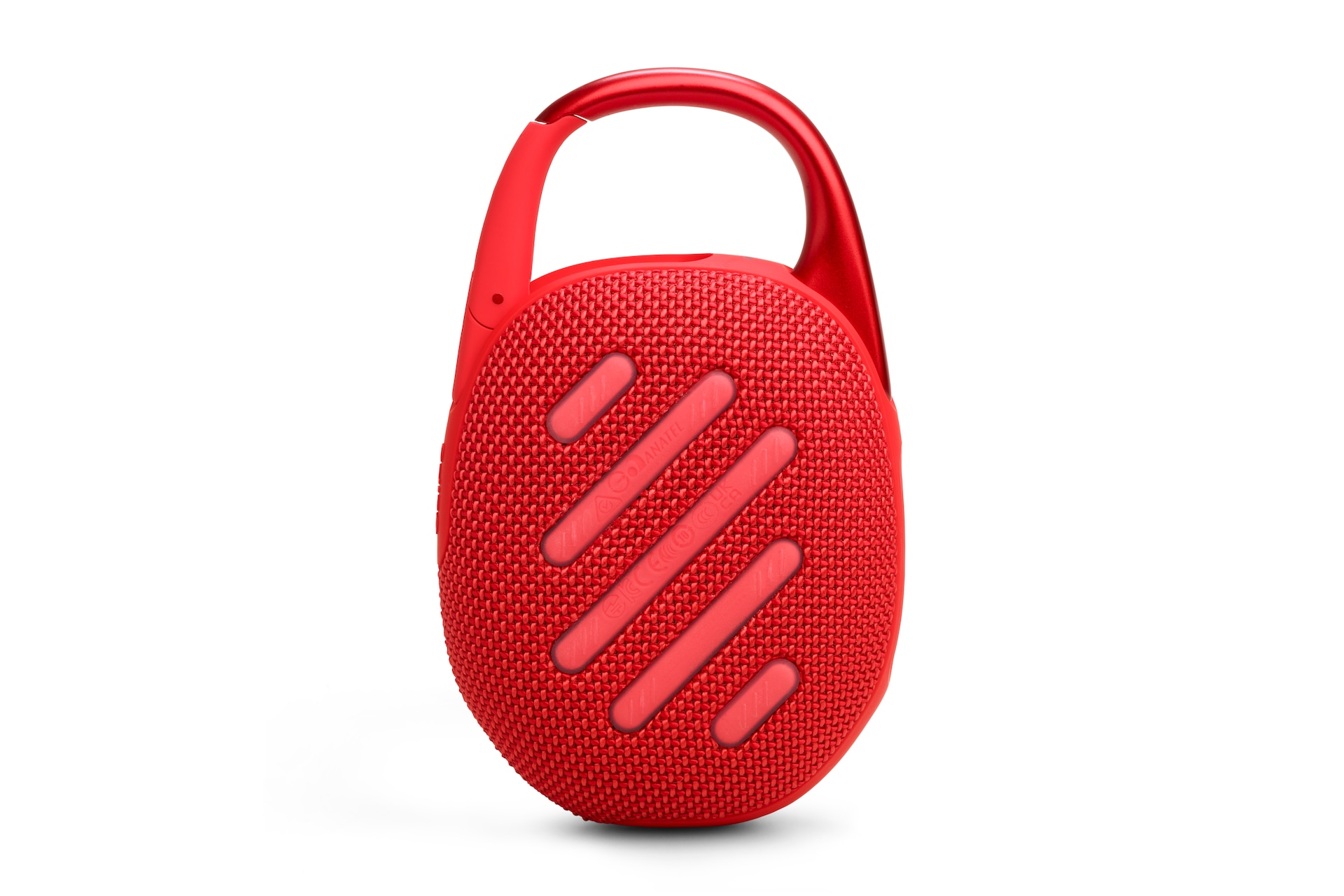 JBL Clip 5 Portable Bluetooth Speaker Back Red 