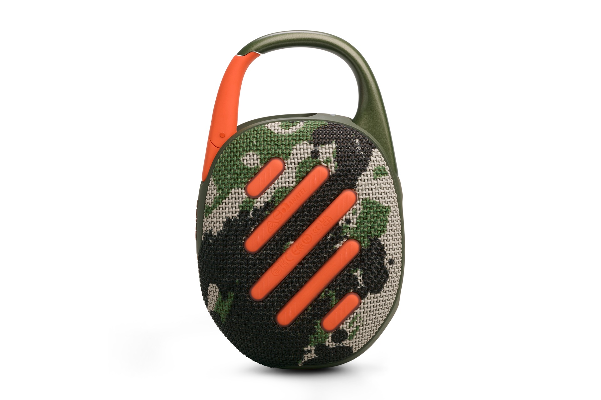 JBL Clip 5 Portable Bluetooth Speaker Back Squad 