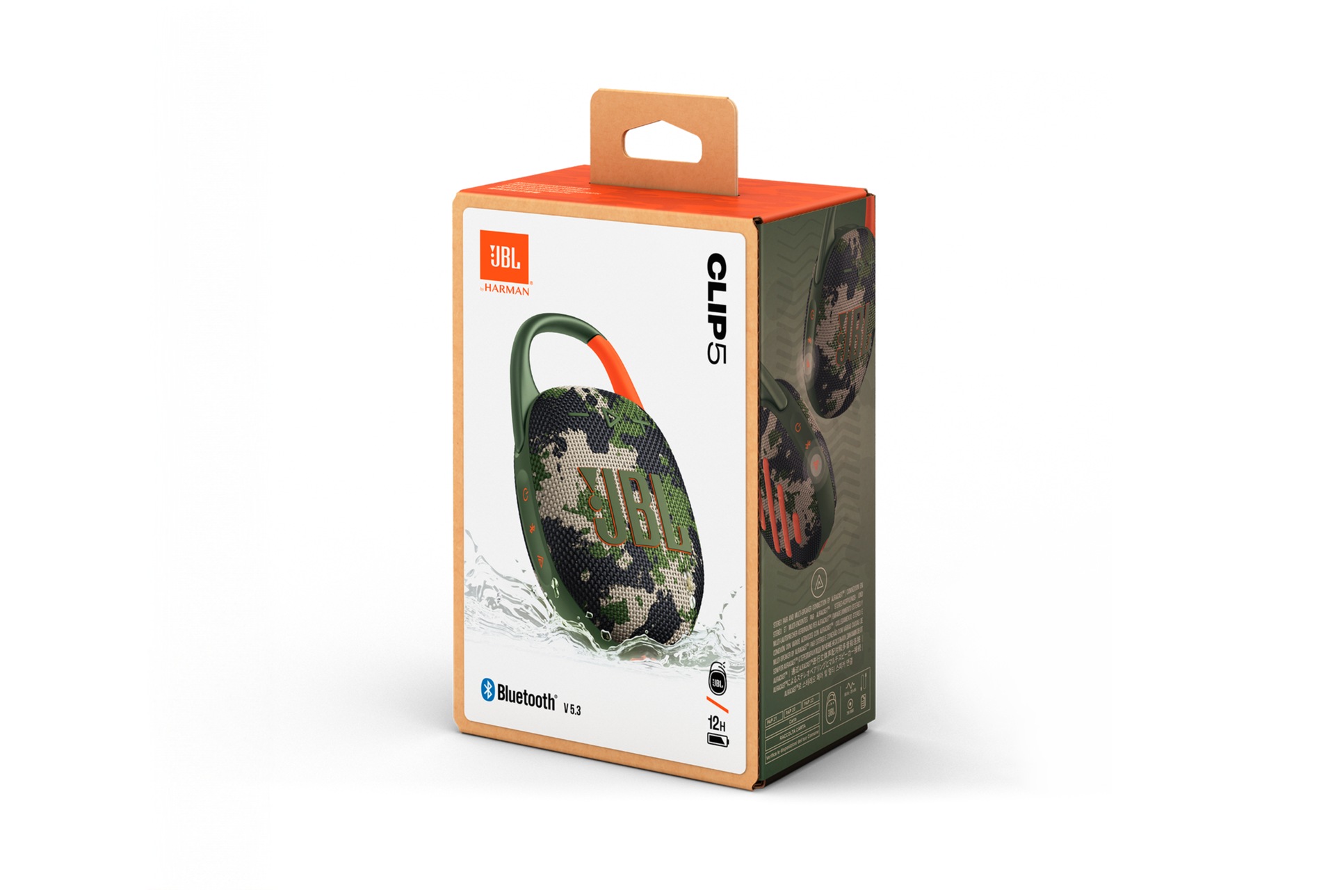JBL Clip 5 Portable Bluetooth Speaker Box Squad 