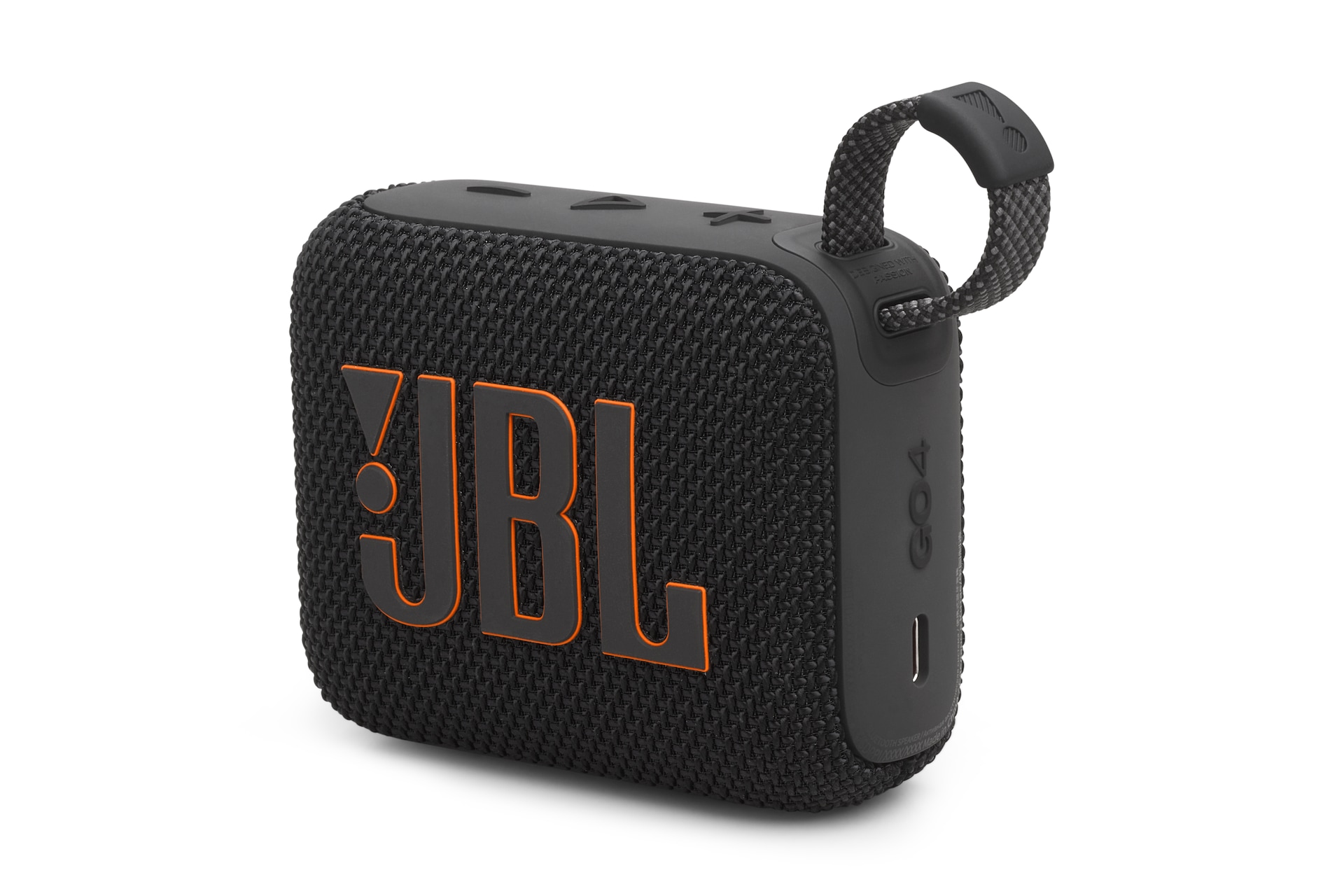 JBL Go 4 Portable Bluetooth Speaker Left-2 Black 