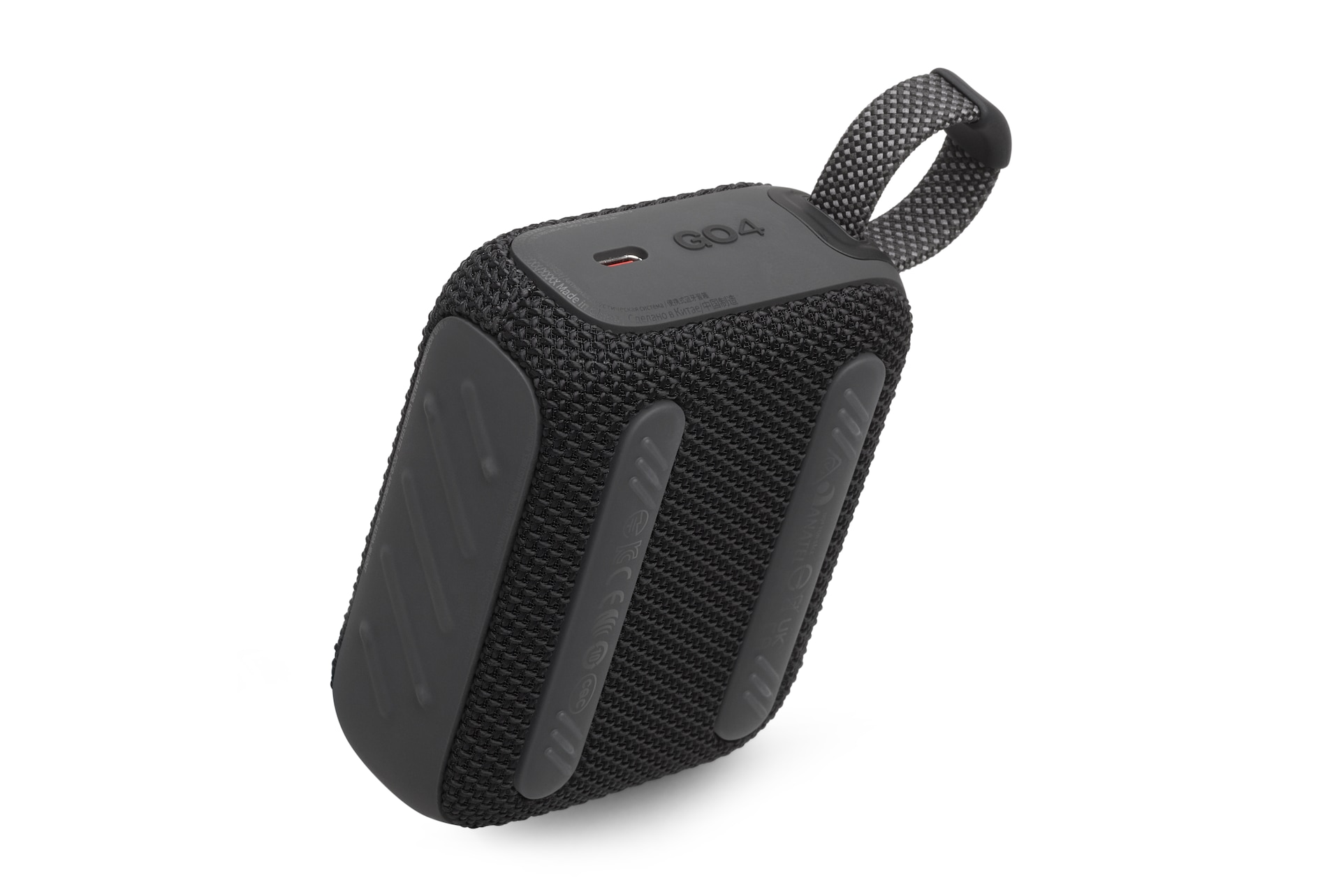 JBL Go 4 Portable Bluetooth Speaker Detail-1 Black 