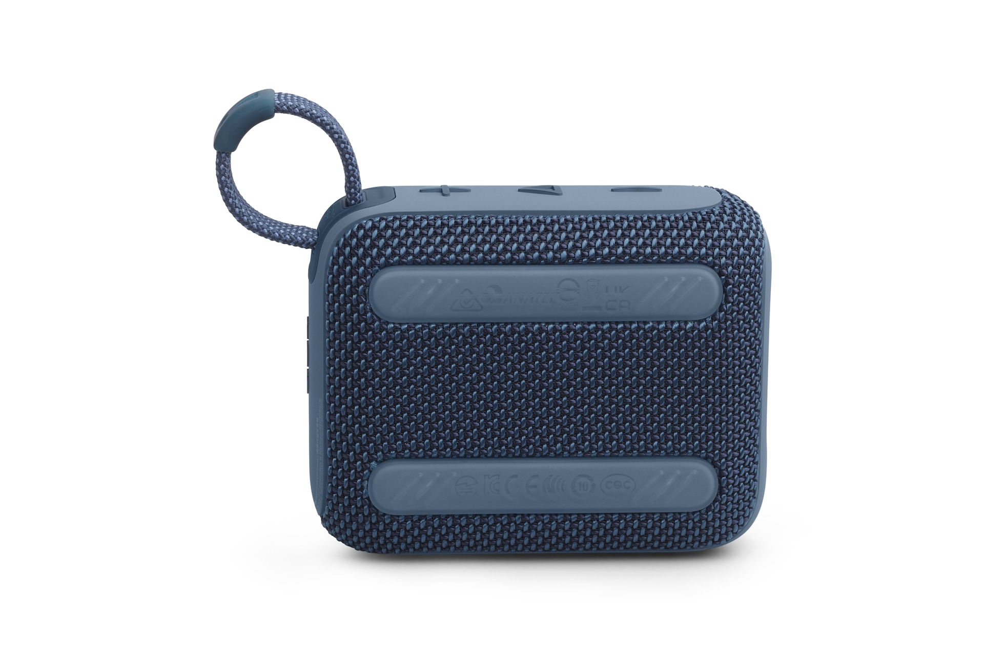 JBL Go 4 Portable Bluetooth Speaker Back Blue 