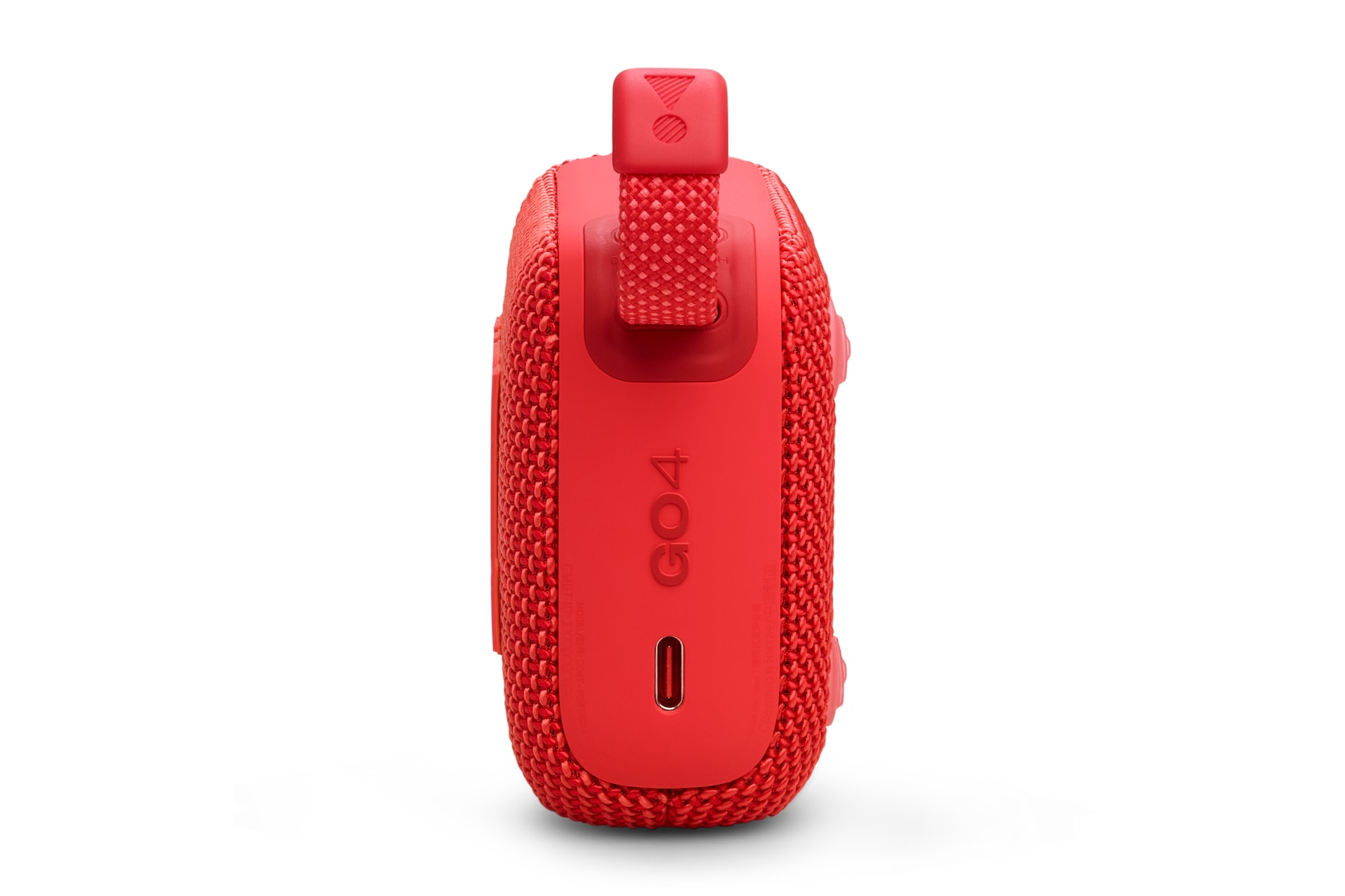 JBL Go 4 Portable Bluetooth Speaker Left-1 Red 