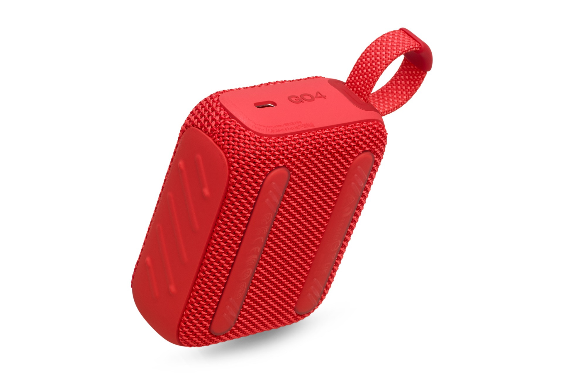 JBL Go 4 Portable Bluetooth Speaker Detail-1 Red 