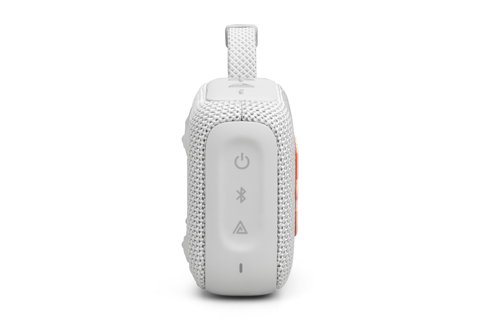 JBL Go 4 Portable Bluetooth Speaker Right White 