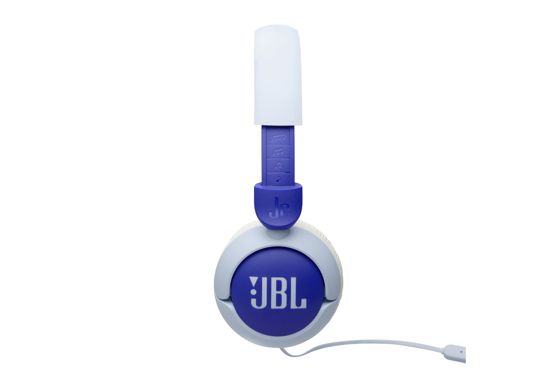 JBL JR 320 Kids Headphones, Purple Right Blue 