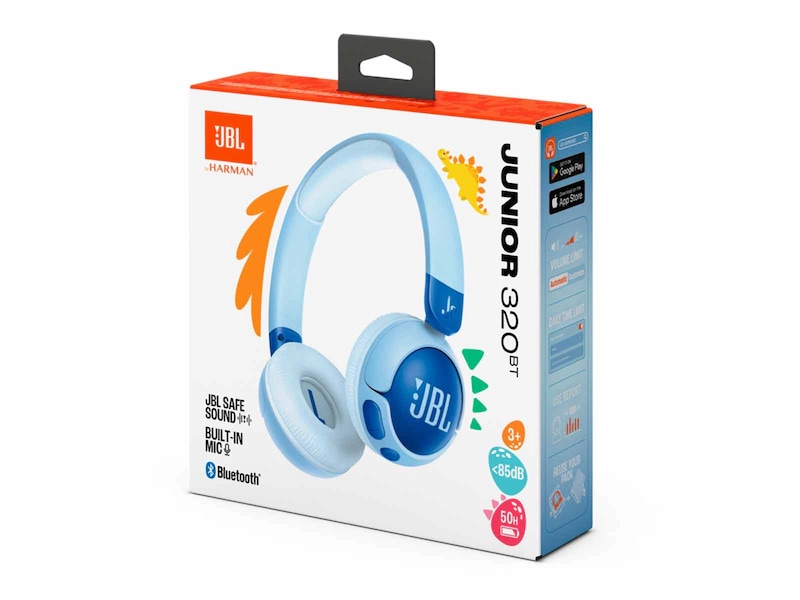 JBL JR BT 320 Kids Headphones, Blue Blue