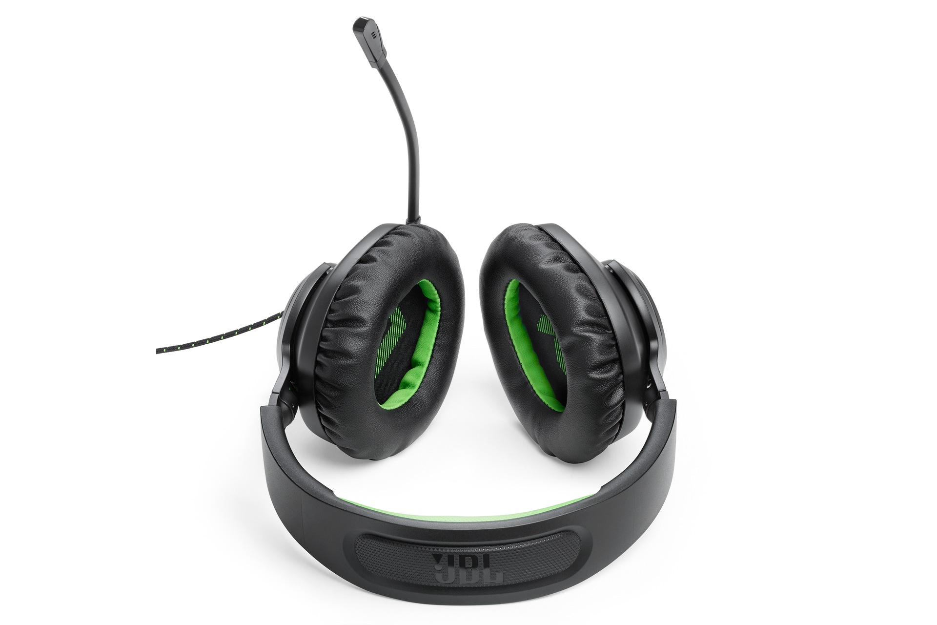 JBL Quantum 100X Console, Black &amp; Green Headband Black 
