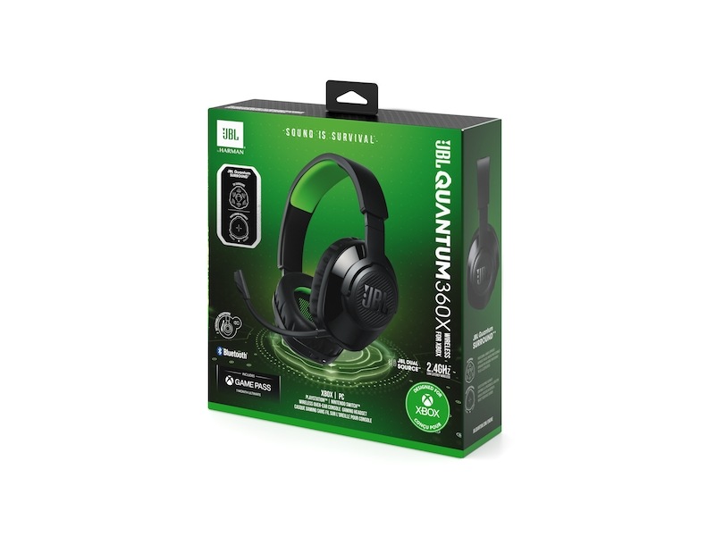 JBL Quantum 360X Console, Black/Green Black