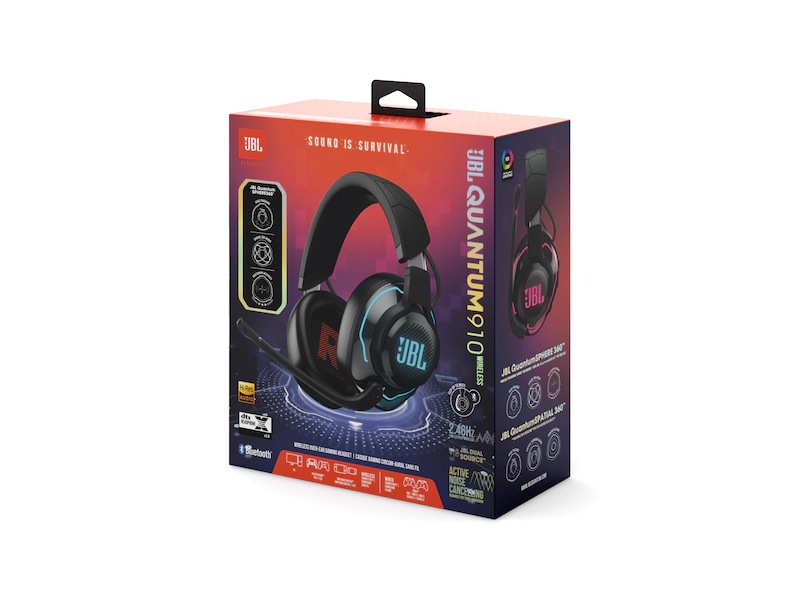 JBL Quantum 910 Wireless Gaming Headset, Black - view 10