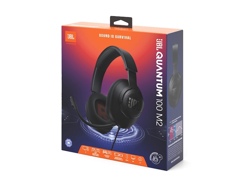 JBL Quantum 100 M2 Gaming Headset Black