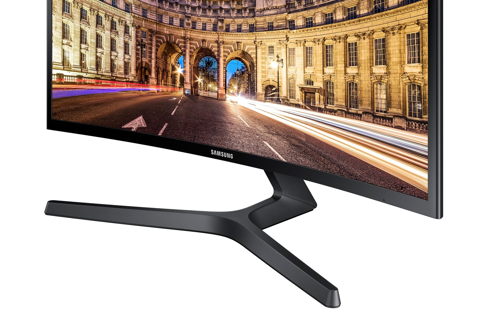 24" CF39 FHD AMD FreeSync Curved Monitor with Super Slim Design Detail Transparent 