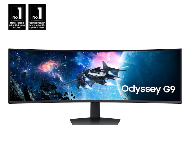 Thumbnail image of 49" Odyssey CRG9 DQHD 120Hz HDR1000 QLED Curved Gaming Monitor