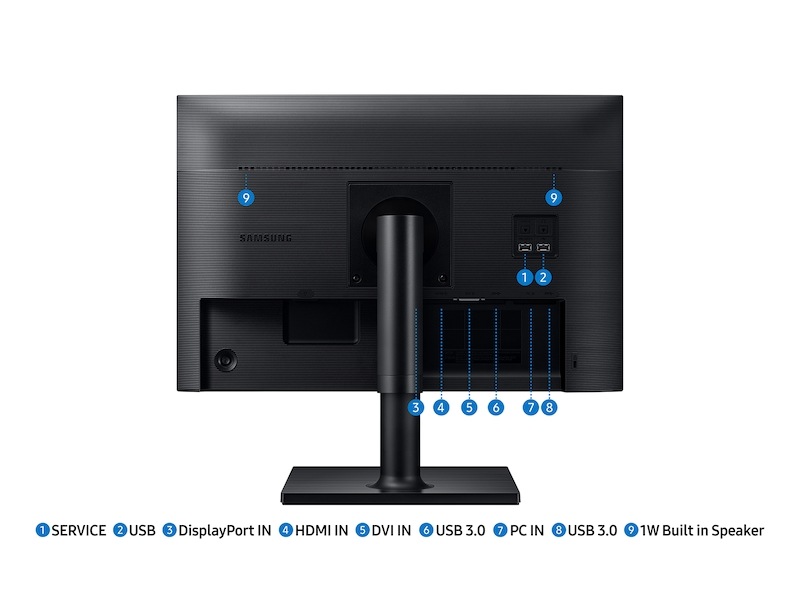 24" T45F IPS Panel 16:10 Aspect Ratio Borderless Professional Monitor Black