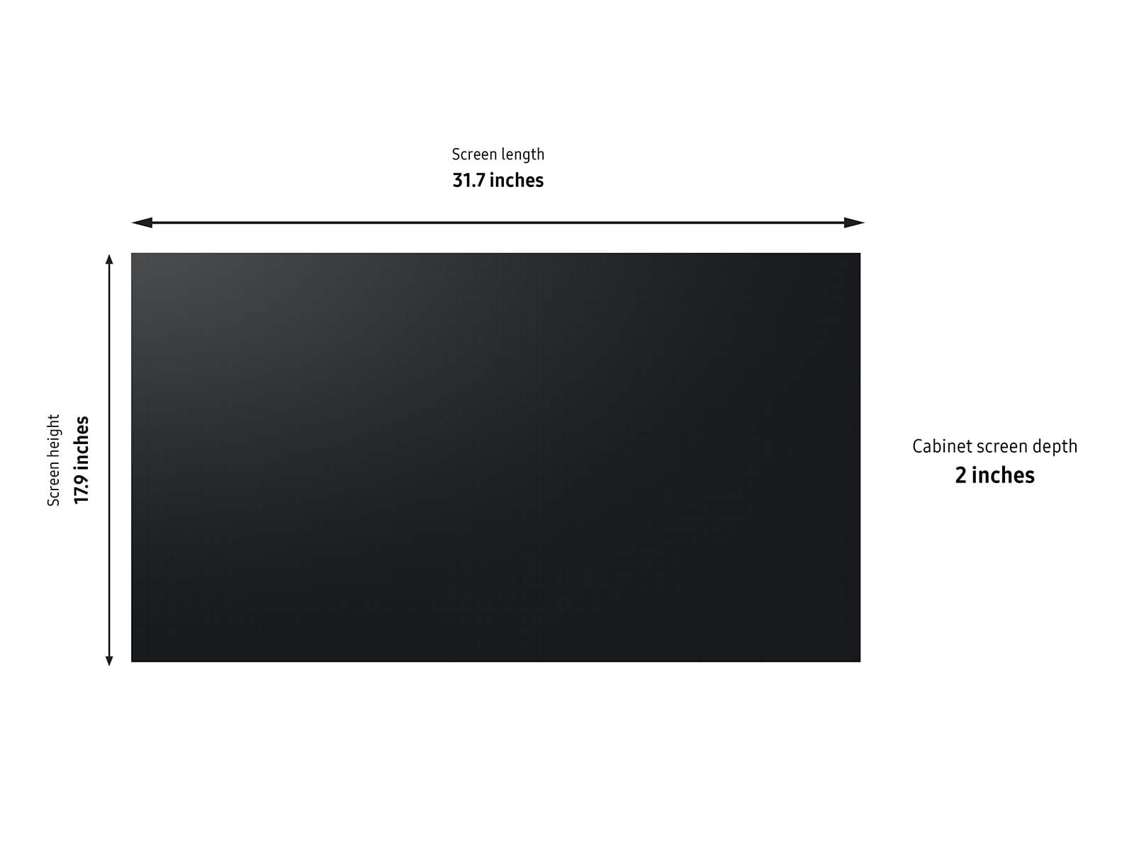 MPF The Wall Premium Indoor LED Display Black