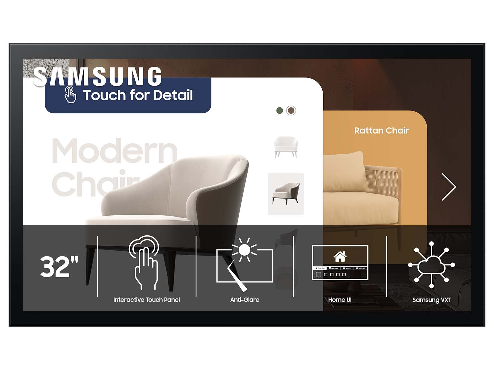 Touch Signage QMC-T In-screen specs Black