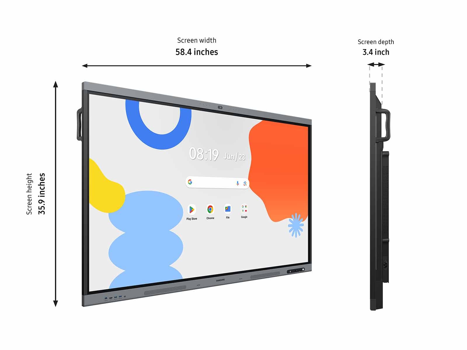 Interactive Display WAFX-P Android OS Black