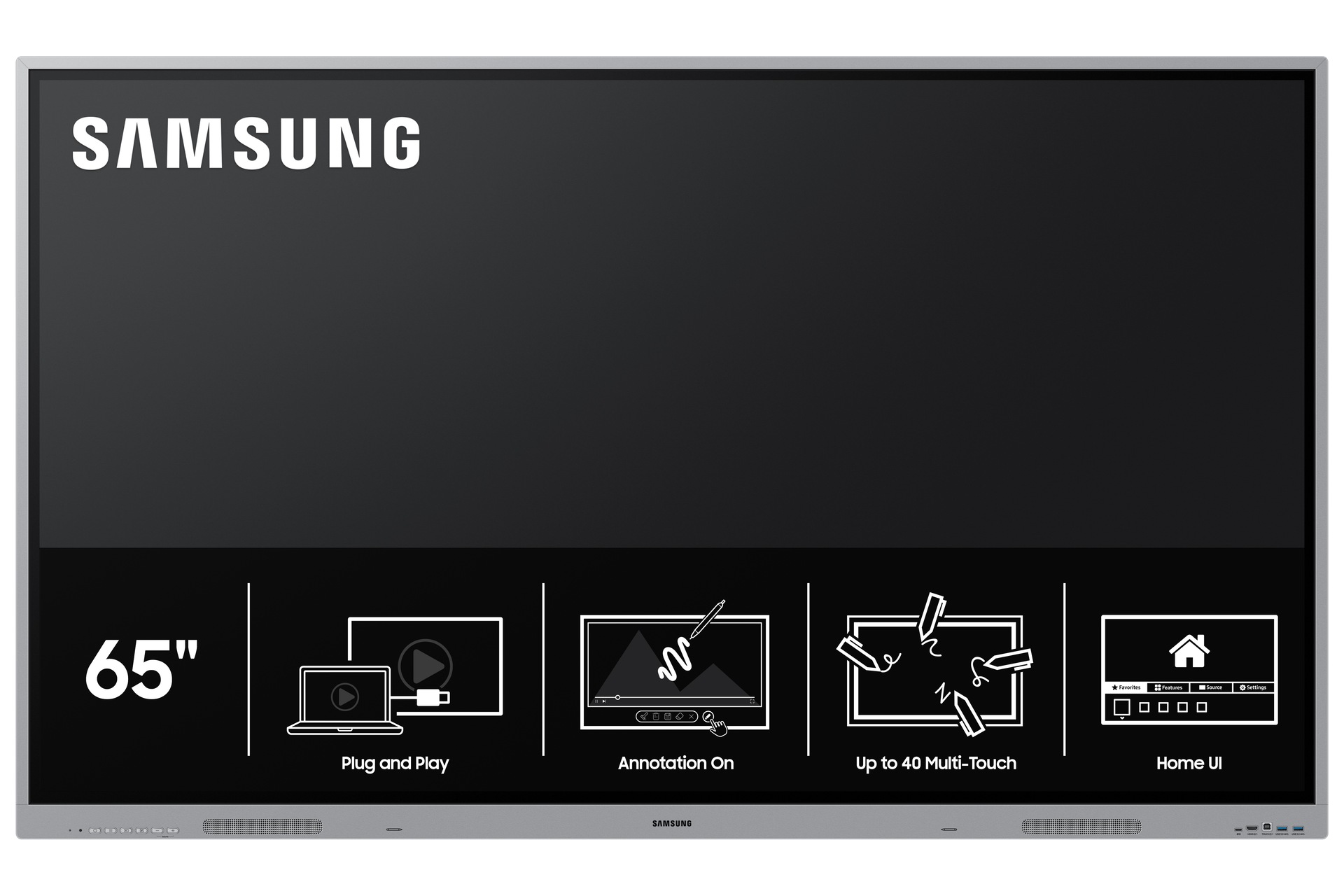 Interactive Display WEFX In Screen Specs Black