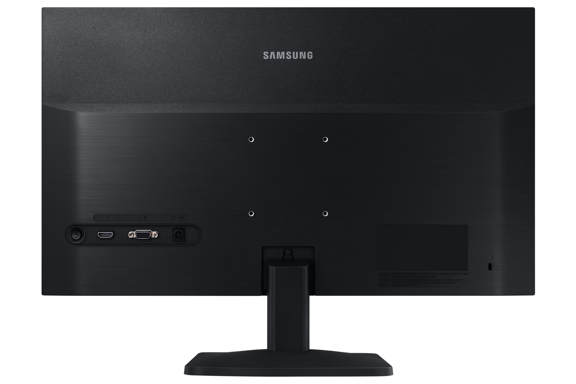 22" FHD Flat Monintor with Wide Viewing Angle Back Black 