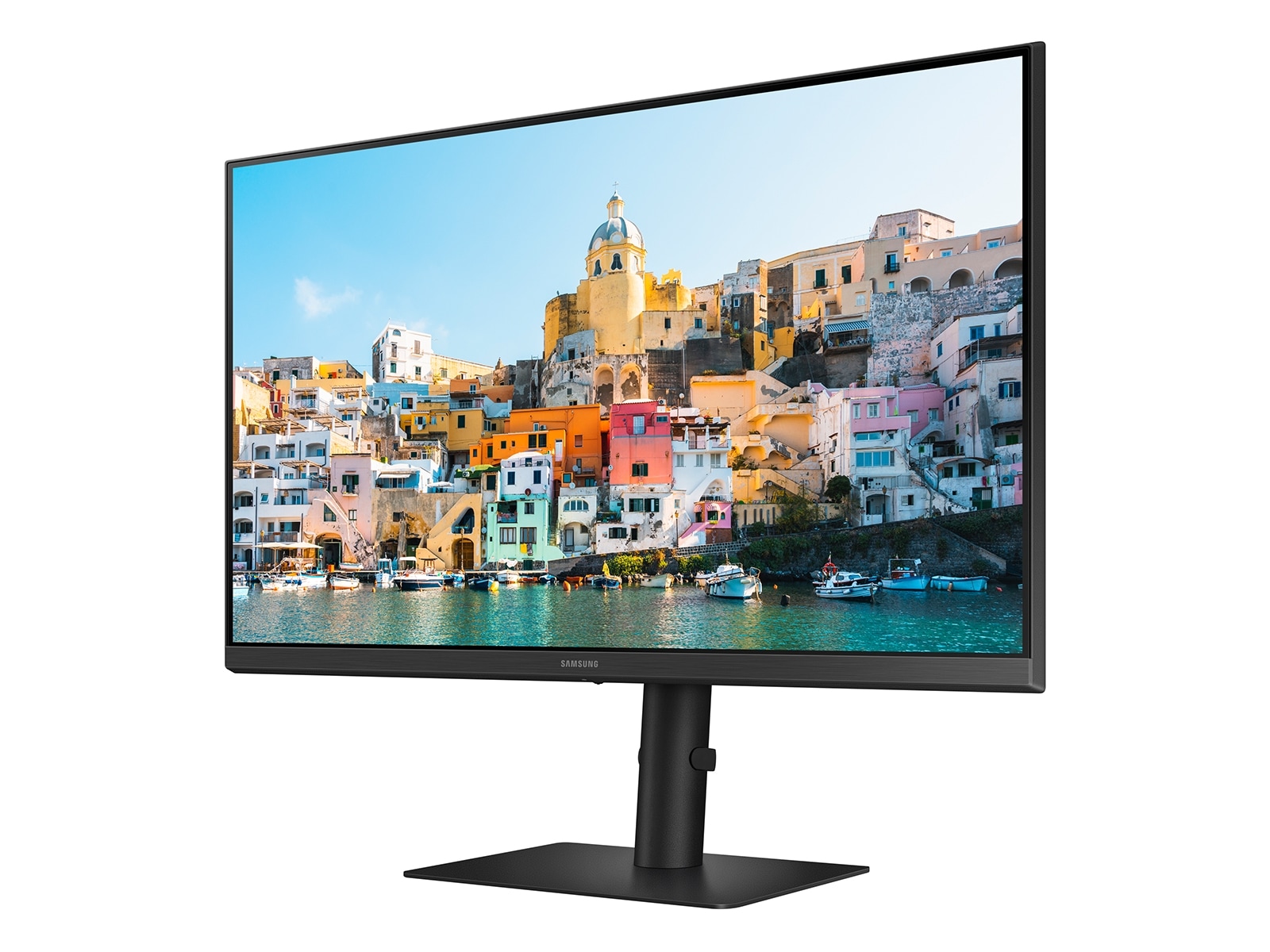 24" Essential Monitor S4 S40UA FHD USB-C L-Perspective Black 