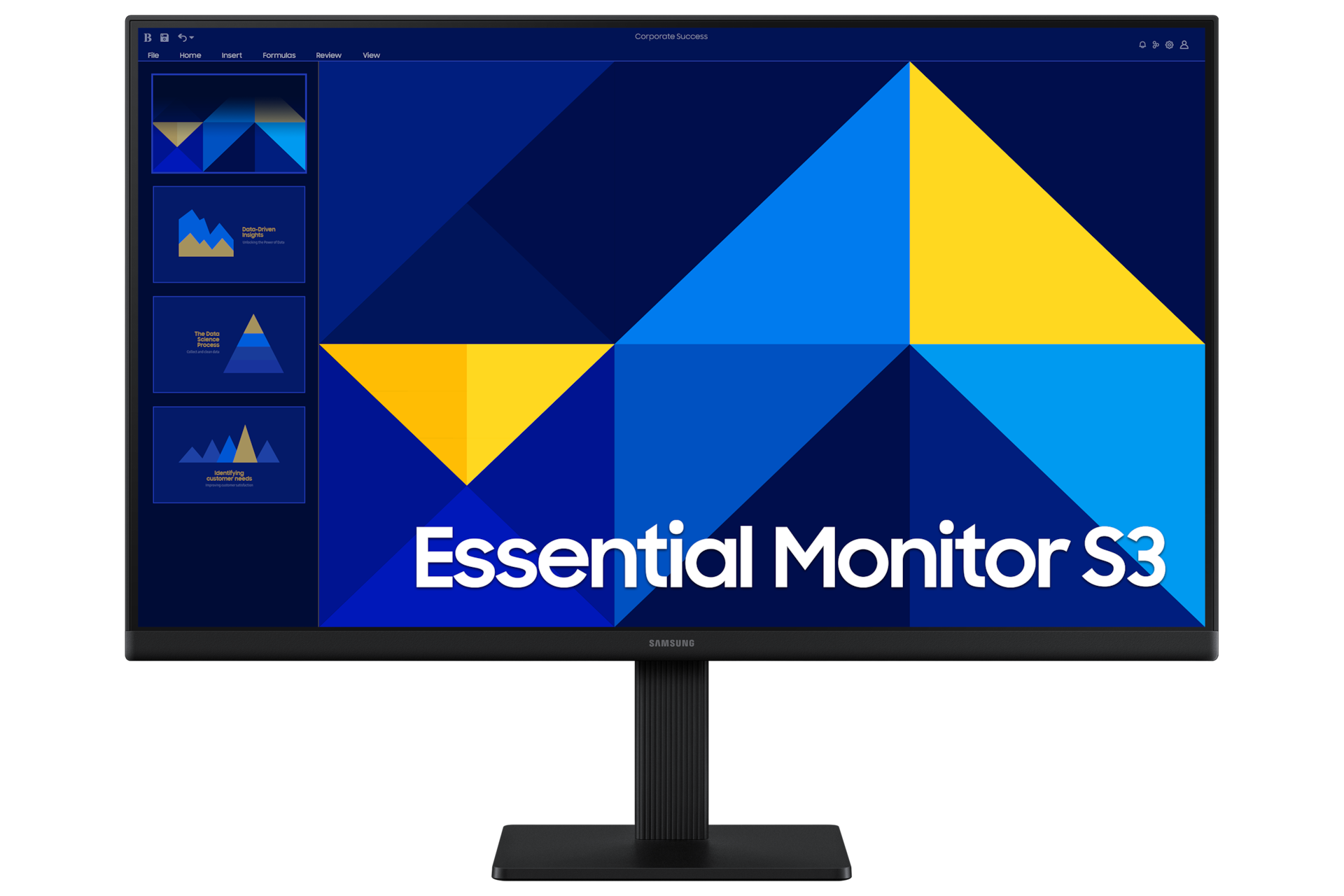 Thumbnail image of 24" (S30GD) 100Hz Business Essential Monitor with IPS Panel and Tilt-Only Stand