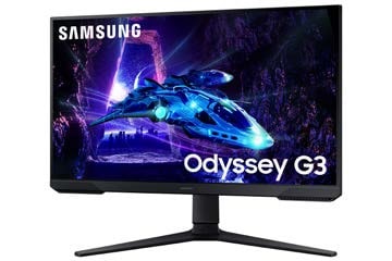 24" Odyssey G3 (G30D) FHD 180Hz 1ms Gaming Monitor with Ergonomic Stand Black