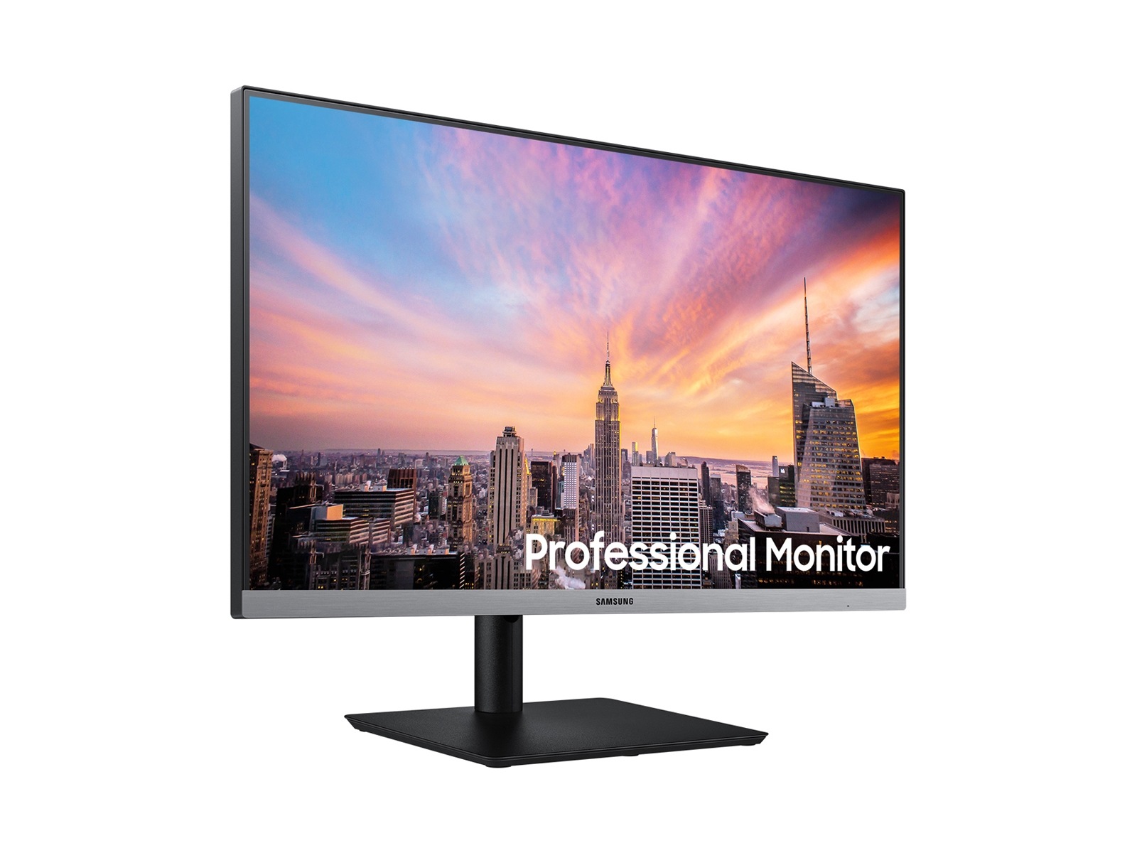 24" SR65 Bezel-less IPS Panel Professional Monitor Black