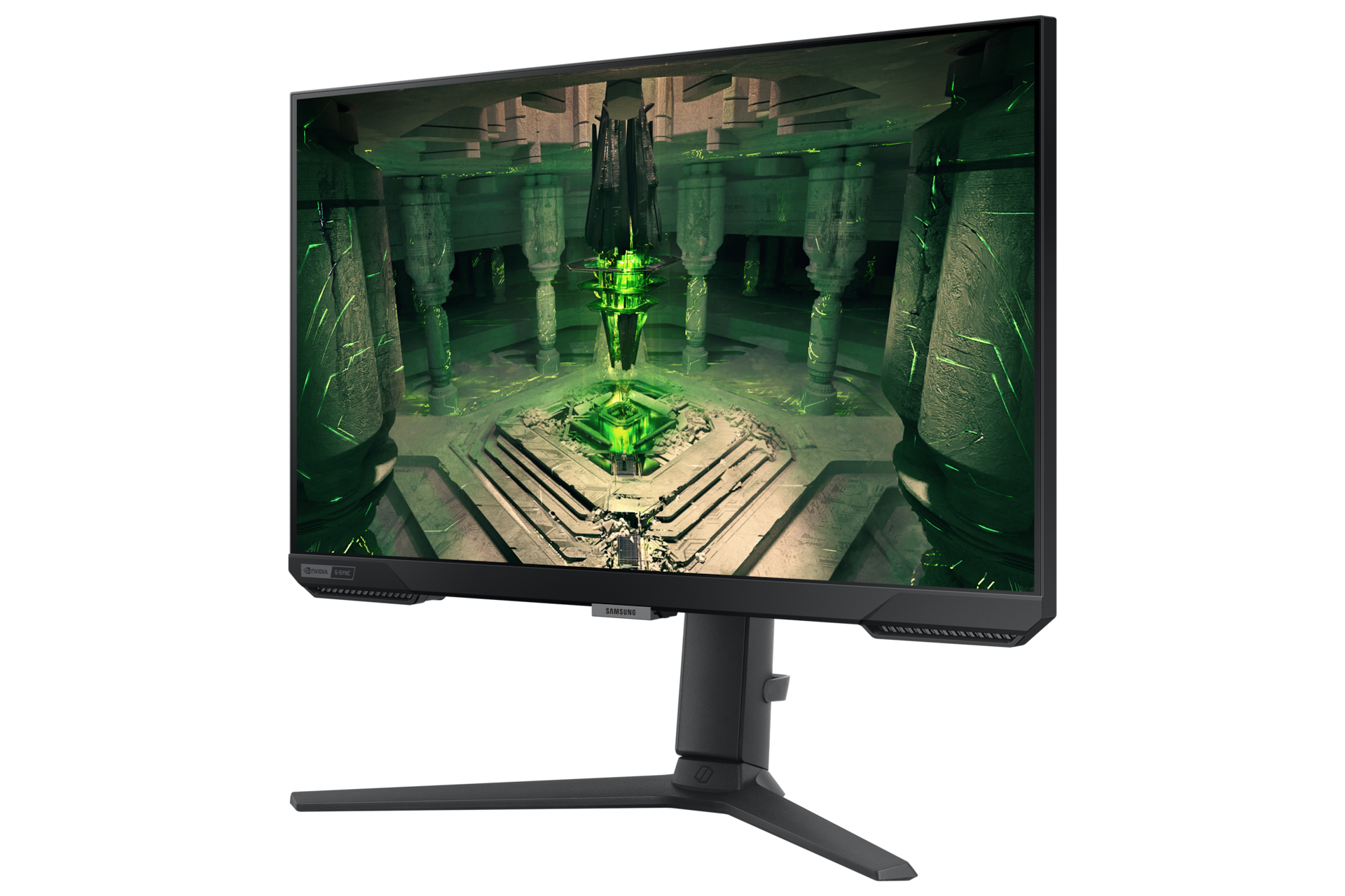 FHD monitor with IPS panel, 240Hz refresh rate and 1ms response time Black