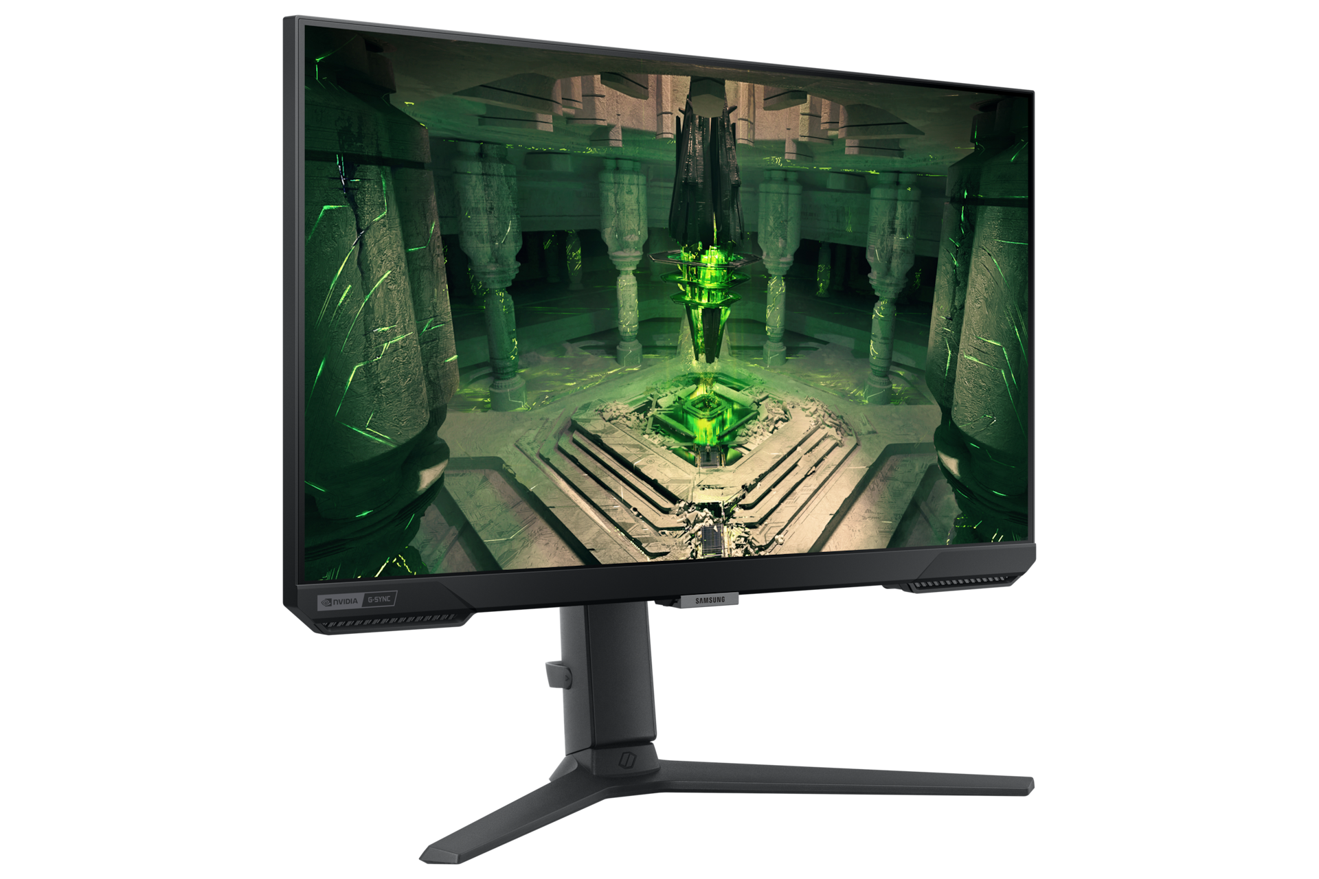 FHD monitor with IPS panel, 240Hz refresh rate and 1ms response time Black