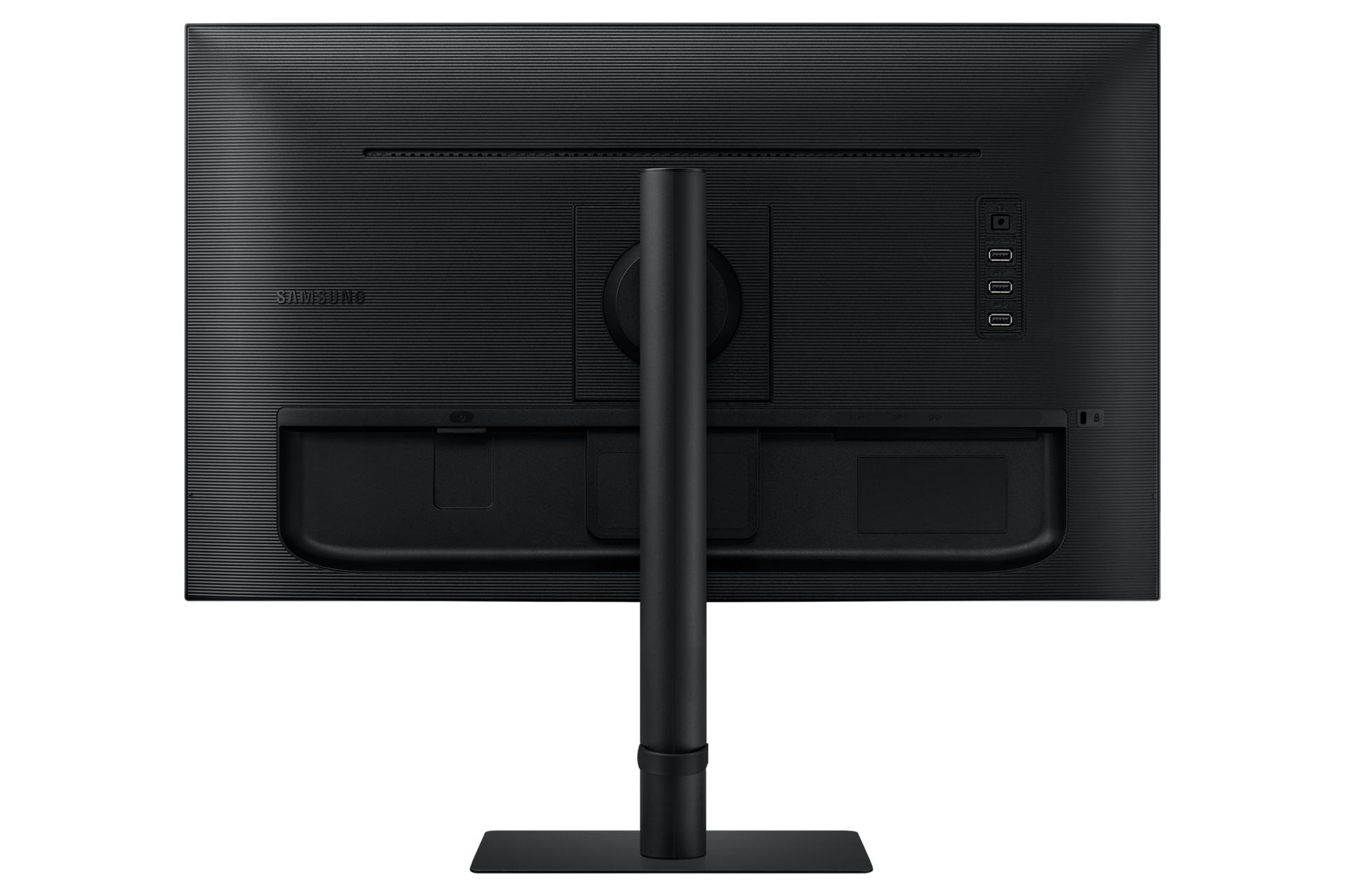 27" UHD Monitor with IPS panel, USB type-C and speaker Back Black 