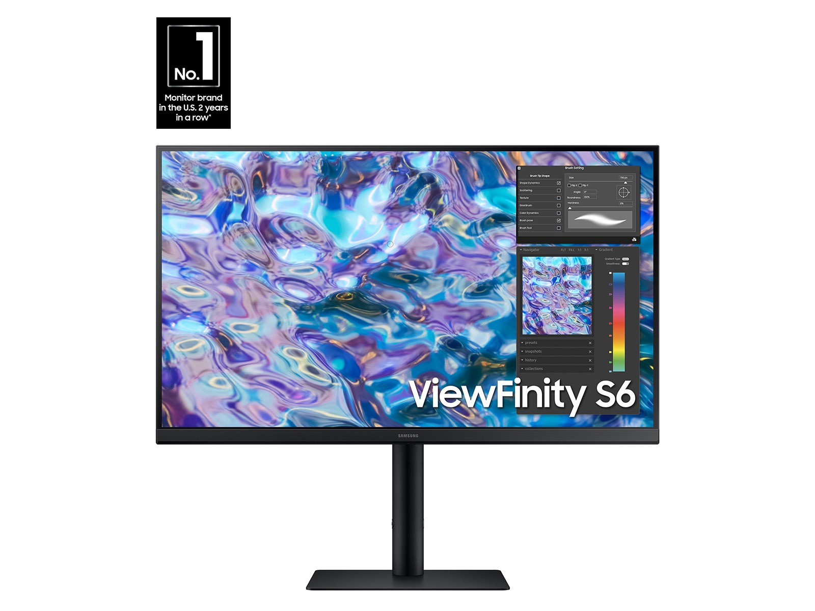 Samsung 27" ViewFinity S61B Qhd Ips 75Hz AMD FreeSync Monitor, цвет: Чёрный — фото 2