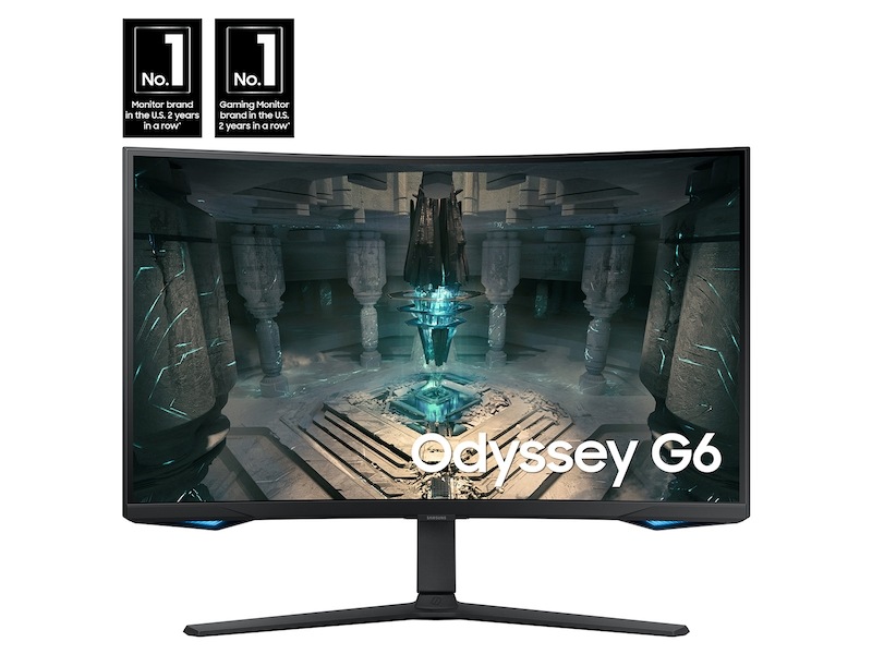 32"/27" Gaming Monitor With QHD resolution and 240hz refresh rate Front3 Black 