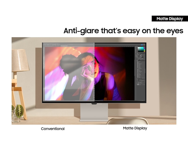 27" ViewFinity S9 5K IPS Smart Monitor with Matte Display, Ergonomic Stand and SlimFit Camera R-Side Light Gray 