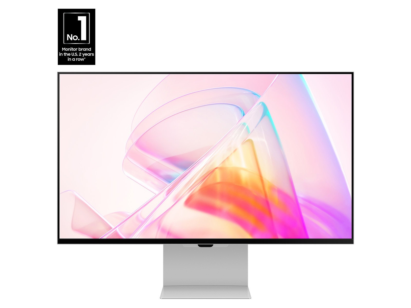 Samsung 27 Inch ViewFinity S9 5K IPS Matte SlimFit Camera Smart Monitor, цвет: Светлый серый — фото 2