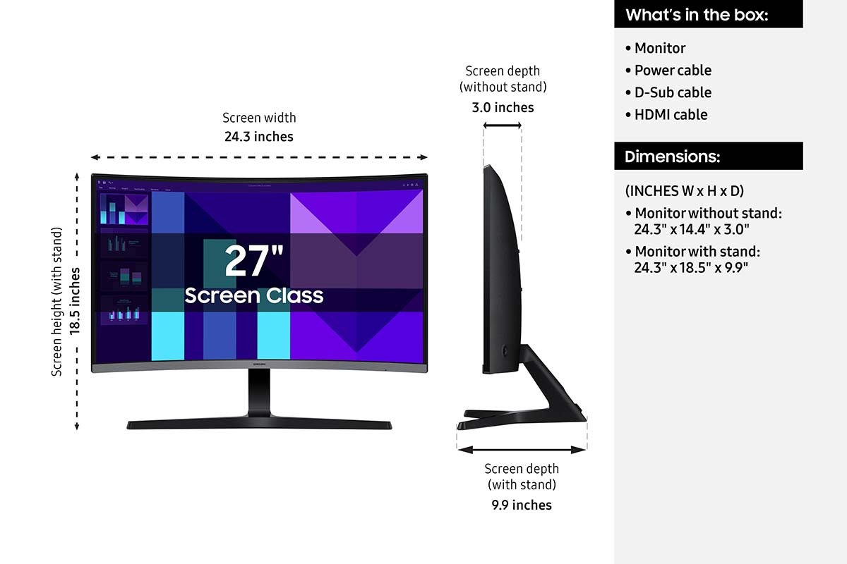 27 Essential Monitor S3 S39GD FHD 100Hz Black