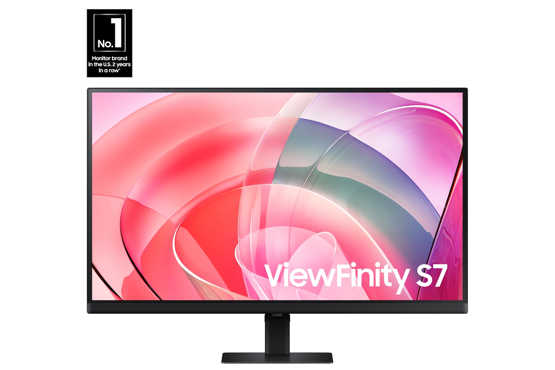 32" ViewFinity S7 S70D UHD Monitor Front Black 
