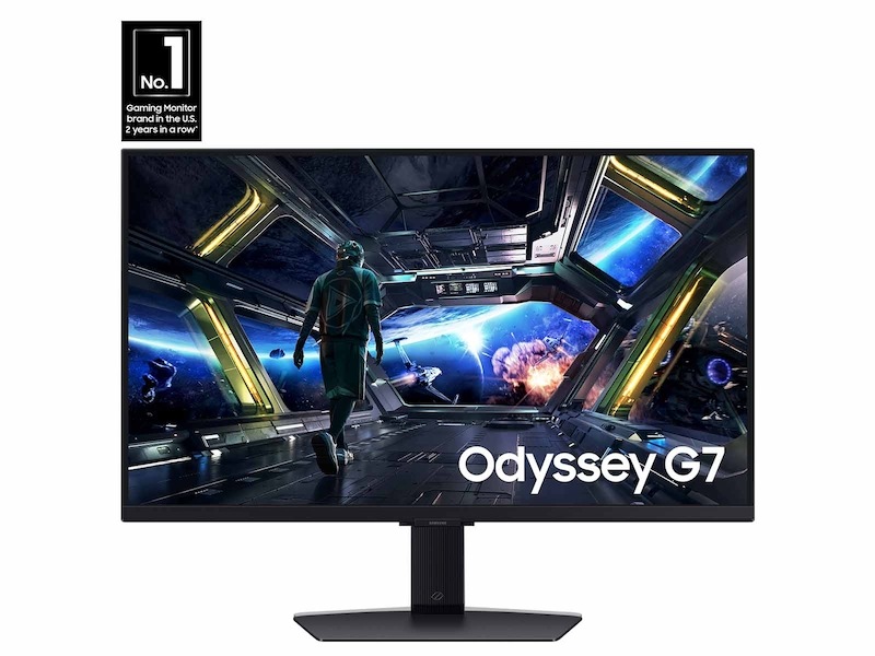 27” Odyssey G7 (G70D) 4K UHD IPS 144Hz 1ms(GtG) G-Sync Compatible Smart Gaming Monitor