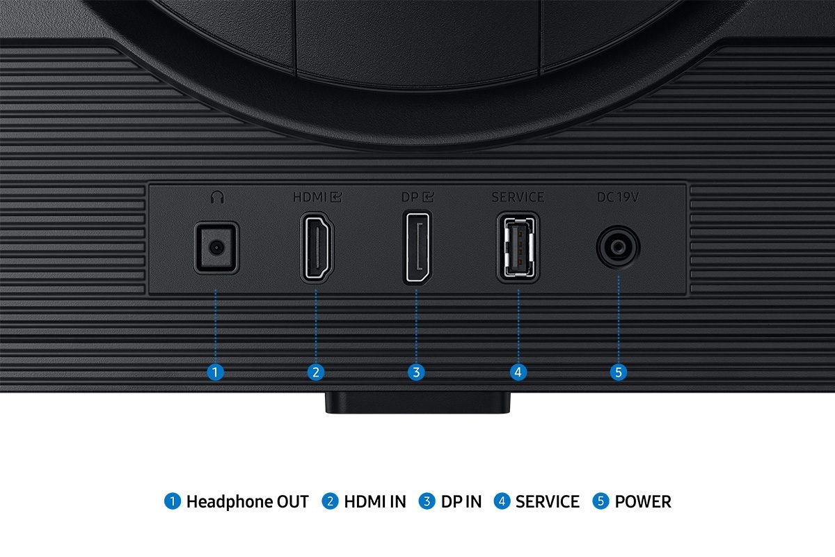 [27" Ódýs~séý G~6 G60F QH~D 350Hz G~ámíñ~g Móñ~ítór~ Blác~k]