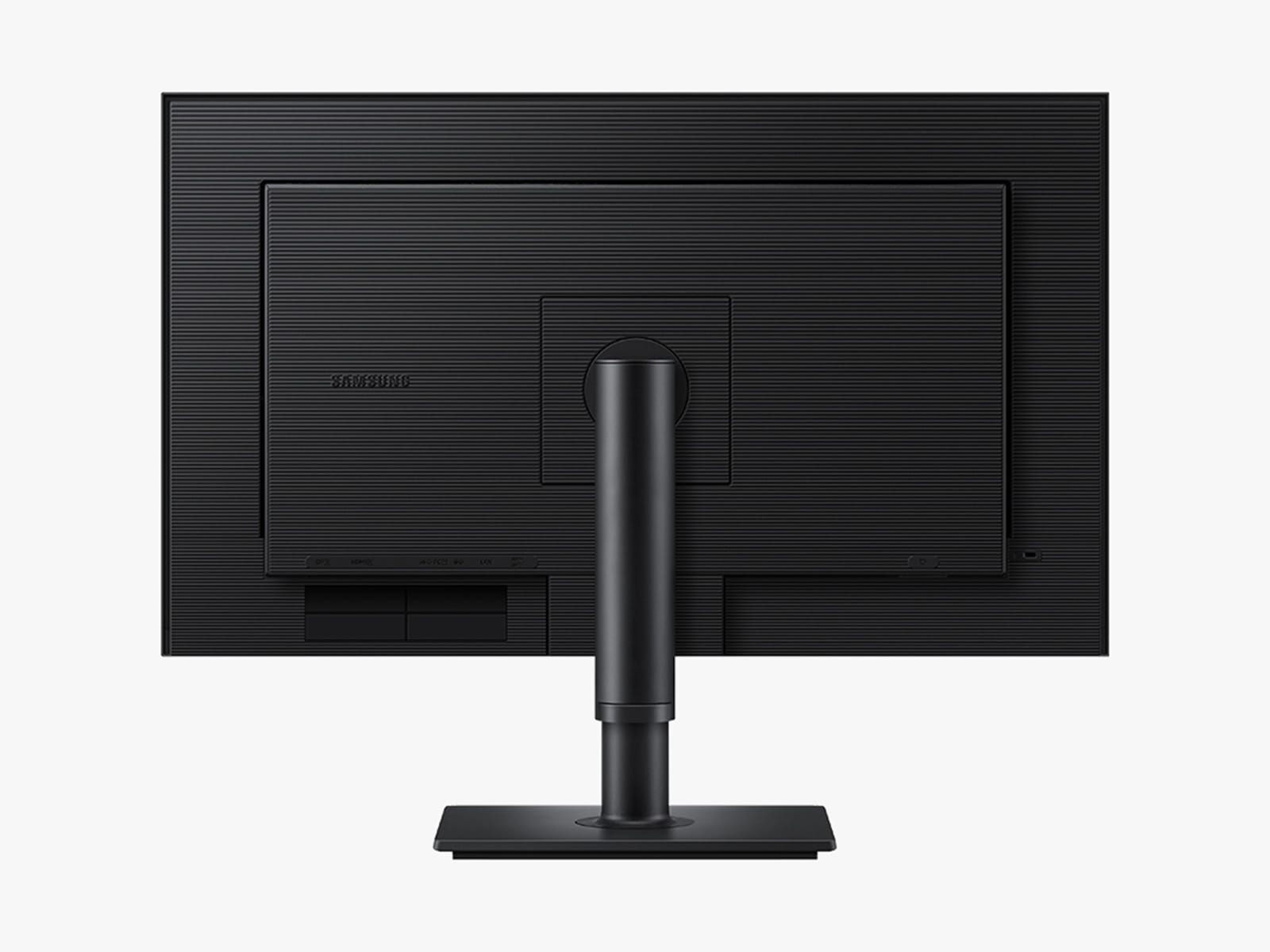 A back product view of the ViewFinity S8 S80UH monitor.