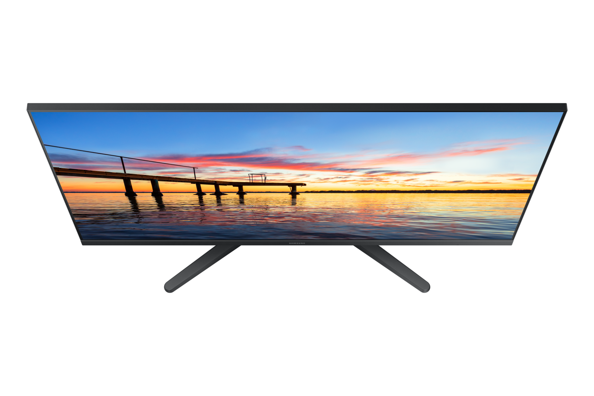 32" Essential Monitor with Borderless Design Front-Over Black 