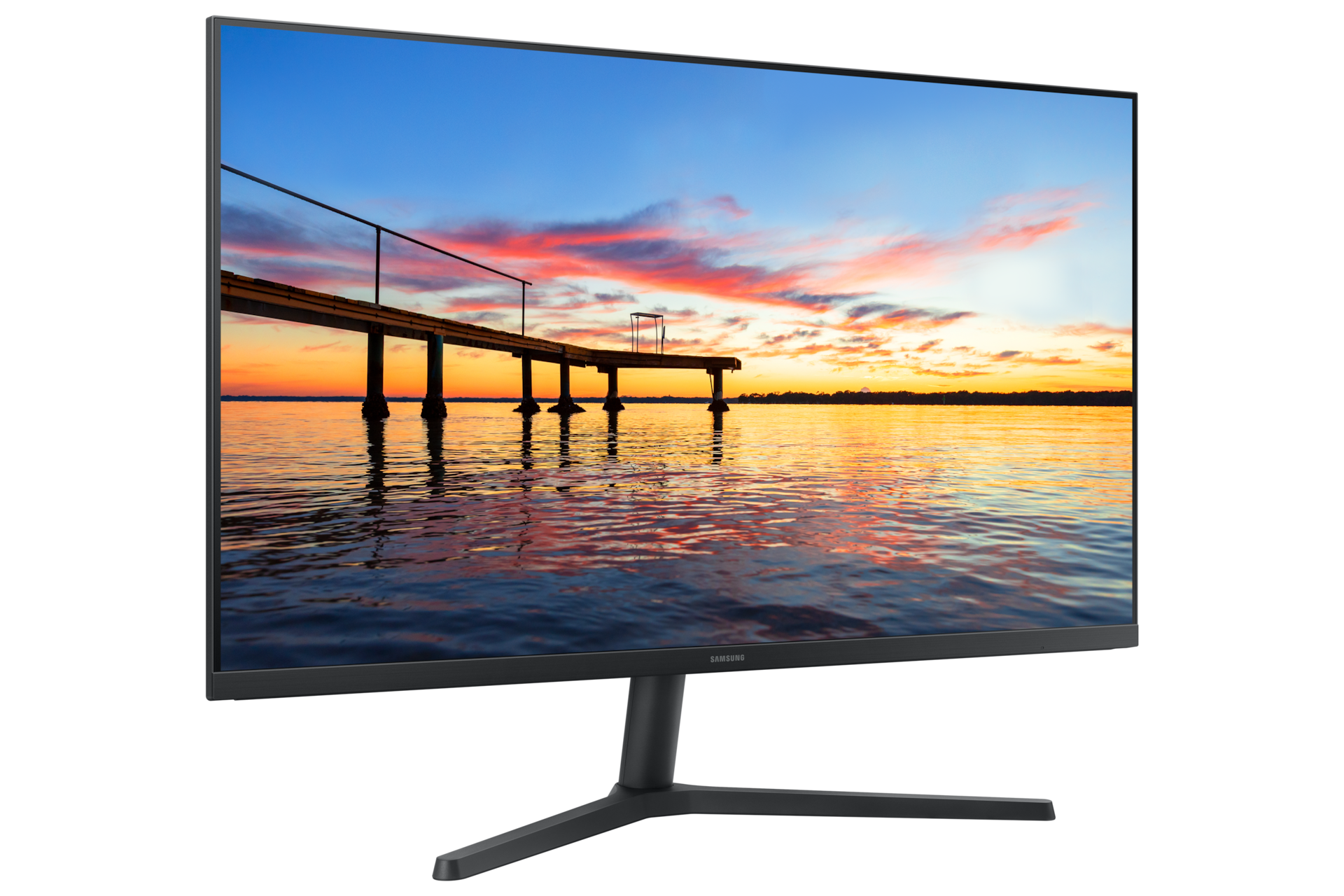 32" Essential Monitor with Borderless Design L-Perspective Black 