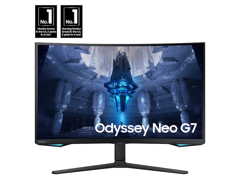 32" UHD monitor with Quantum Mini-LED and 165Hz refresh rate Back Black 