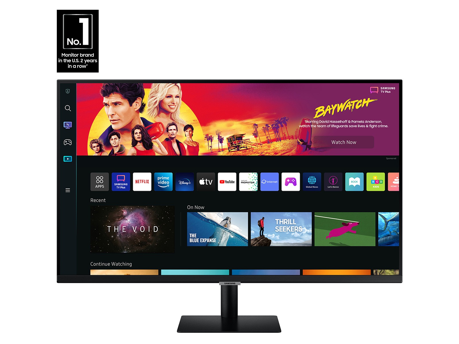 32” M70B 4K UHD Smart Monitor with Streaming TV in Black