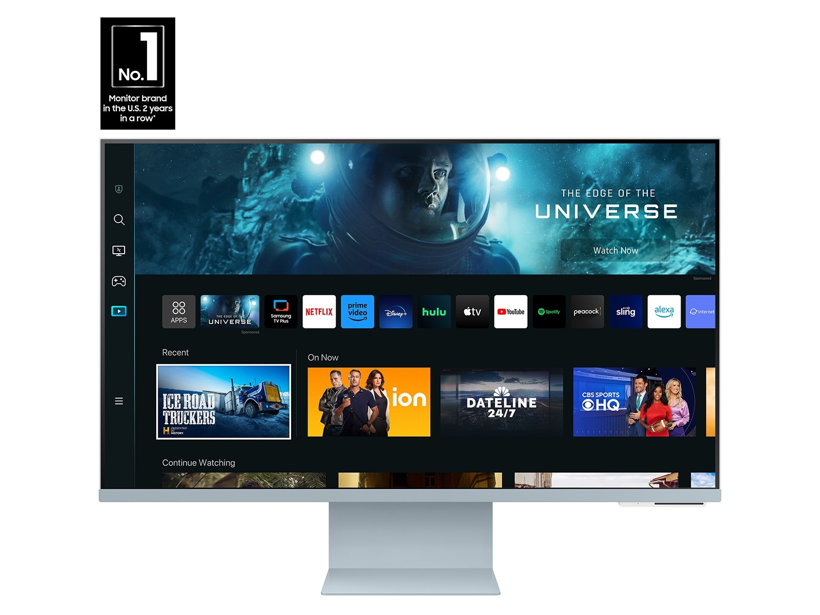 32" M80C Smart Monitor 4K UHD with Streaming TV, USB-C Ergonomic Stand and SlimFit Camera - Daylight Blue Daylight Blue