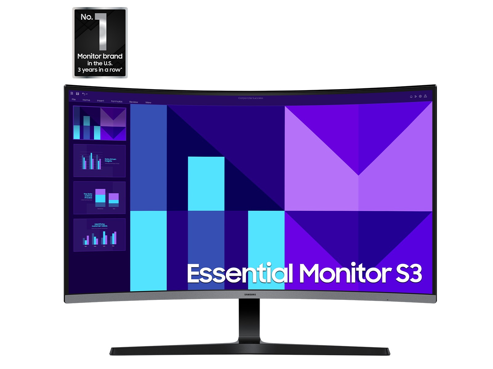 32Essential Monitor S3 S39GD FHD 100Hz Black