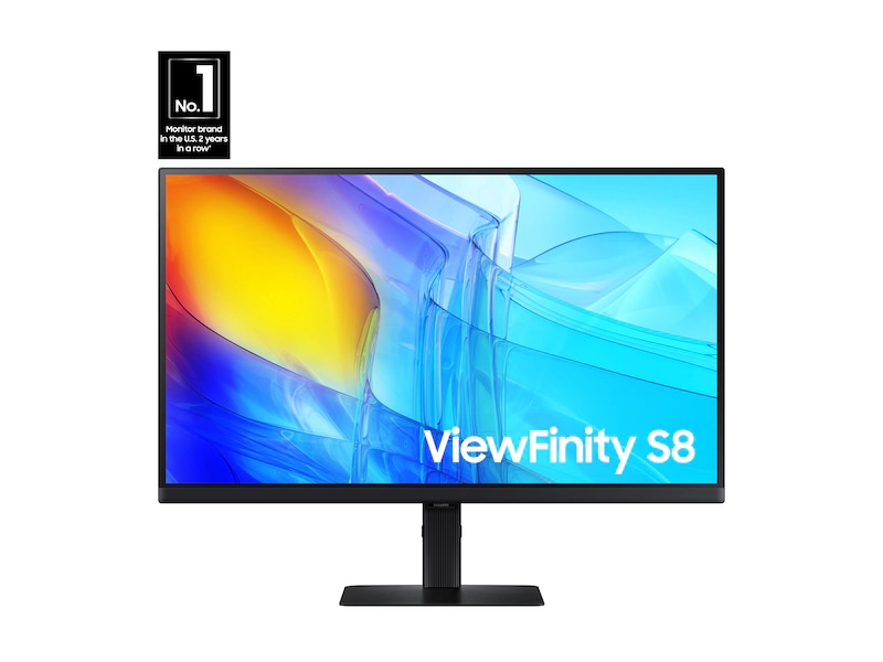 32” ViewFinity S8 (S80D) 4K UHD HDR10 High Resolution Monitor with Ergonomic Stand